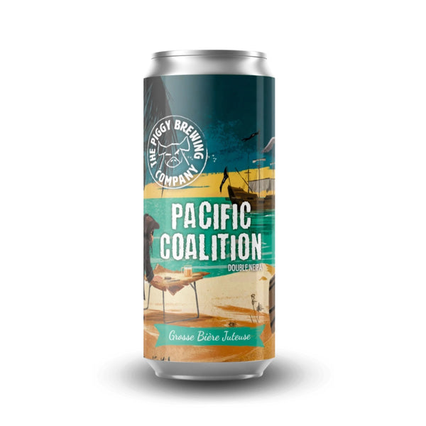 Piggy Brewing - Pacific Coalition 44cL - Double NEIPA